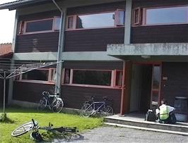 Our room block at Sogndal youth hostel